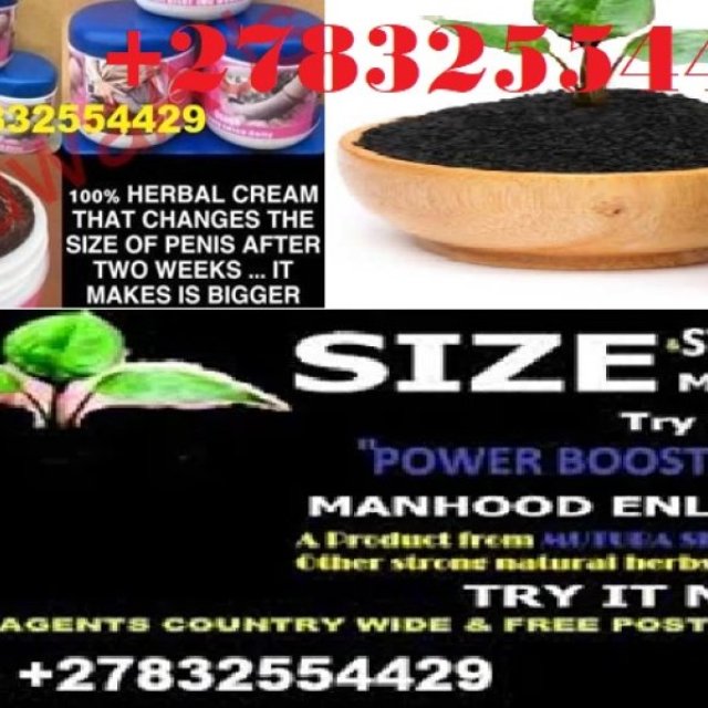 Madagascar herbal oil penis enlargement +27832554429