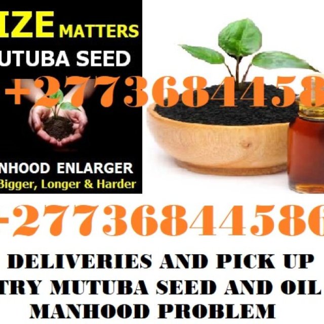 MUTUBA SEED AND OIL PENIS ENLARGEMENT +27736844586